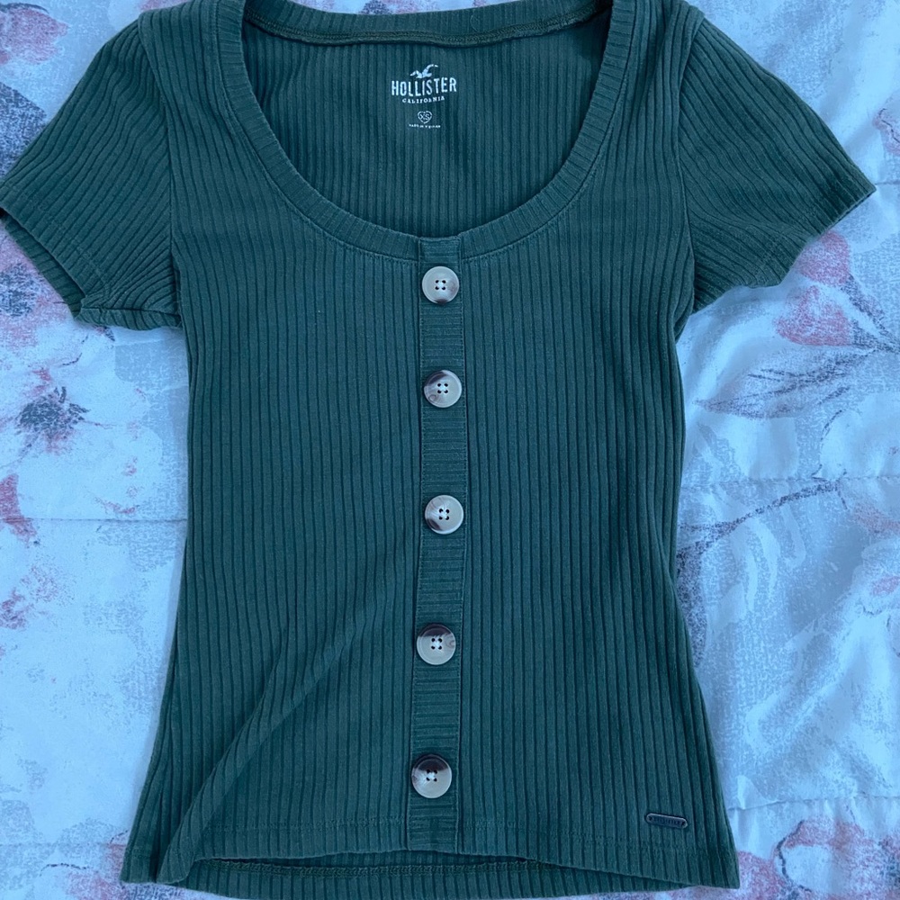 Hollister Olive Green T-Shirt